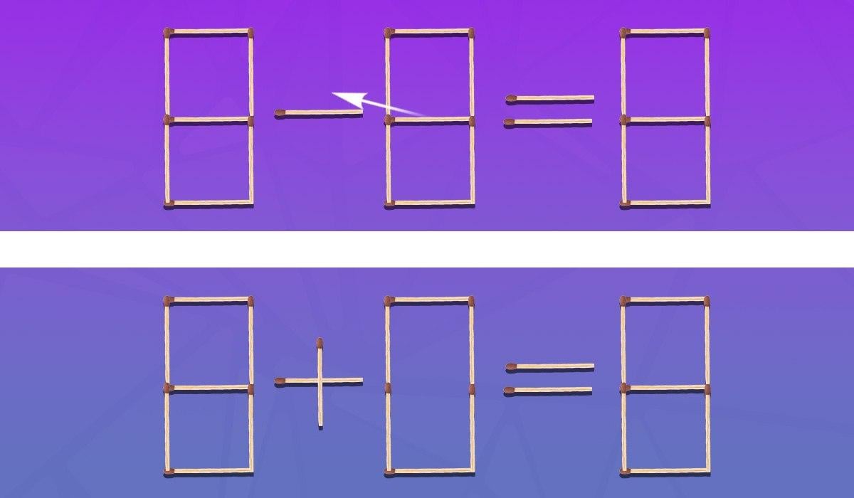 Ce chibrit și unde să îl muți pentru ca egalitatea să fie adevărată: un test de IQ complicat
