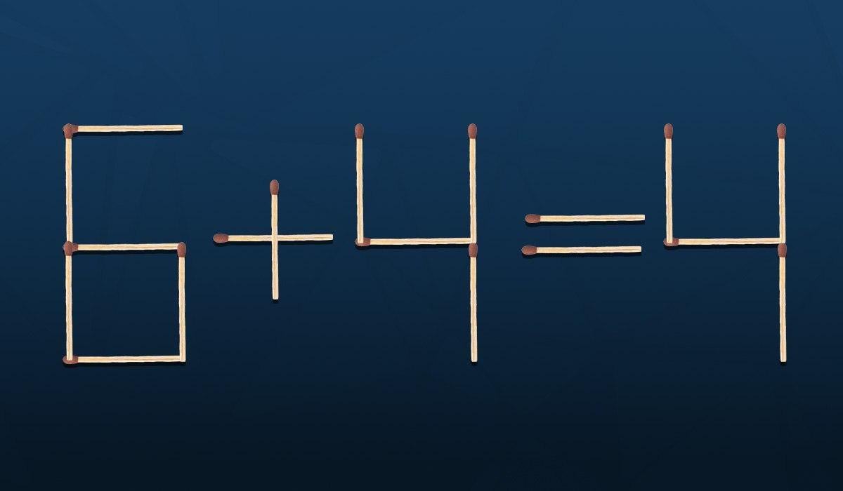 Ce chibrit trebuie mutat pentru a face egalitatea adevărată: un puzzle provocator