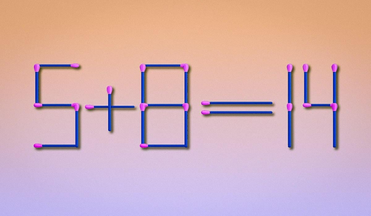 Unde trebuie să adăugați un chibrit pentru a face egalitatea corectă: un test IQ simplu