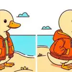 Test IQ: găsiți 3 diferențe într-o imagine cu o rață